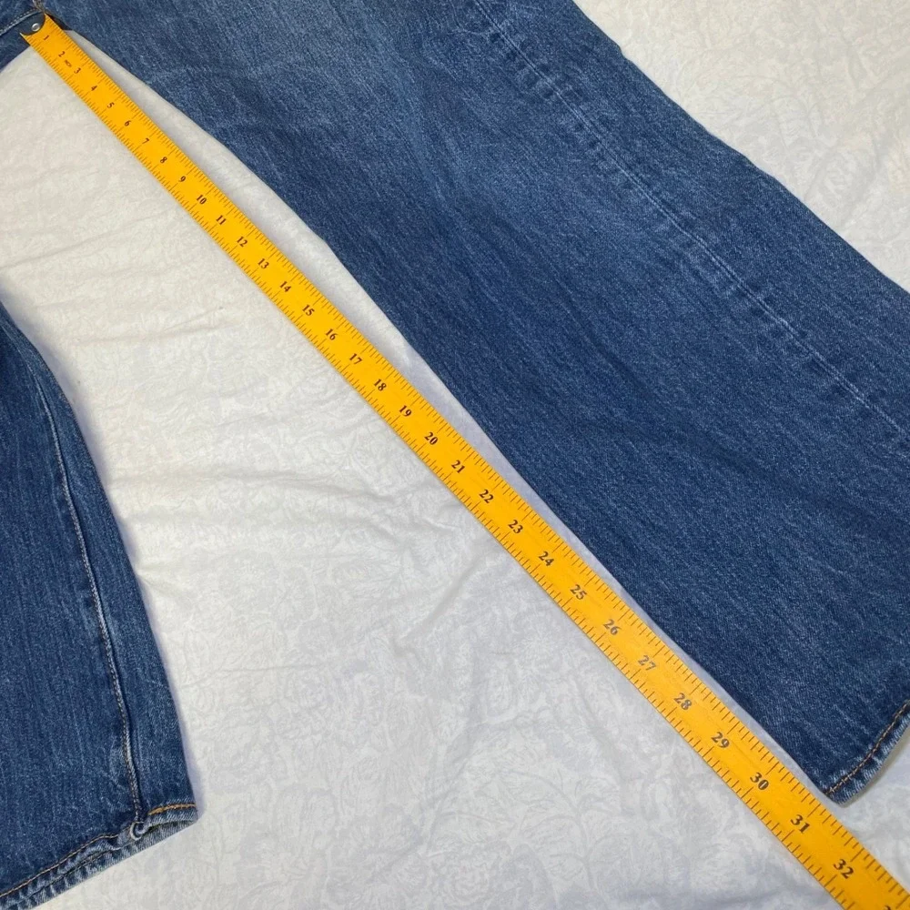 Levi's 501 Original Button Fly Men's Jeans W40 L32 Blue Straight Denim Classic